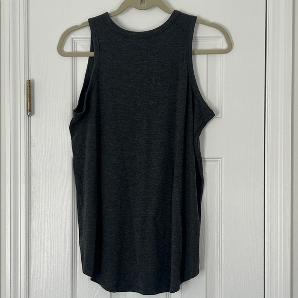 Athleta Charcoal Tank Top Size Medium - Picture 3 of 4